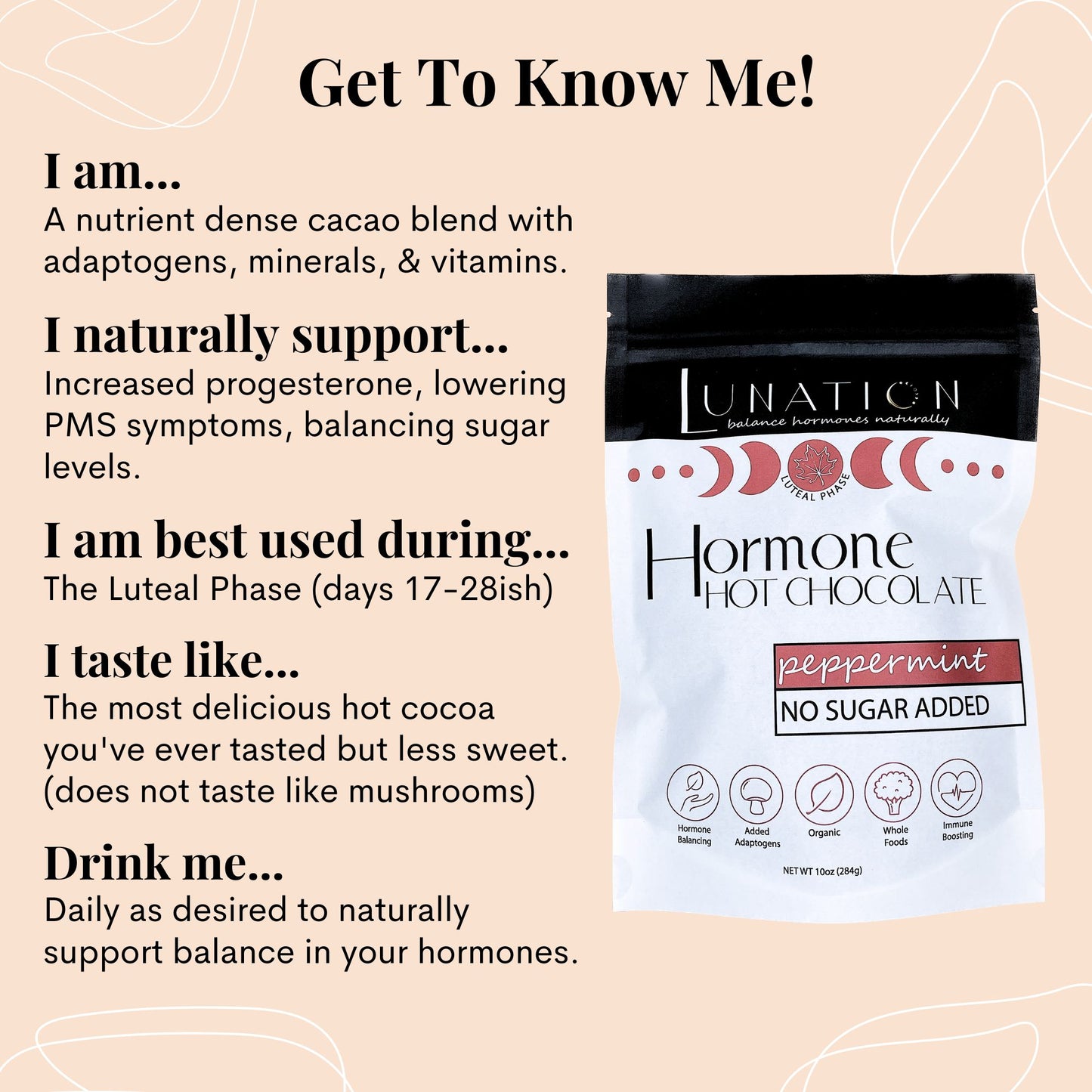 Peppermint | Luteal Phase 4 | Hormone Hot Chocolate